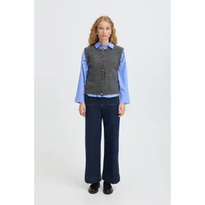 Sleeveless women's cardigan b.young Omea image-3
