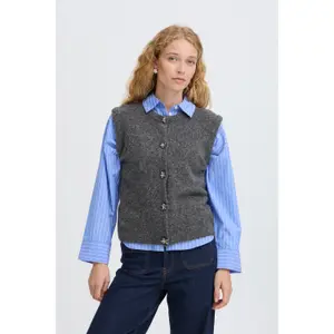 Sleeveless women's cardigan b.young Omea image-4