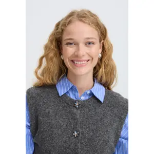 Sleeveless women's cardigan b.young Omea image-5