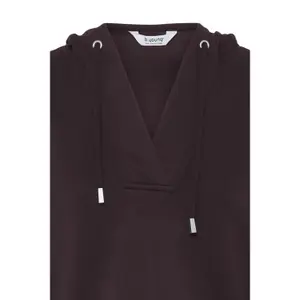 Women's V-neck hoodie b.young Pusti image-2
