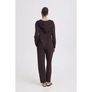 Women's V-neck hoodie b.young Pusti image-3