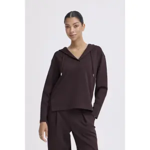 Women's V-neck hoodie b.young Pusti image-4