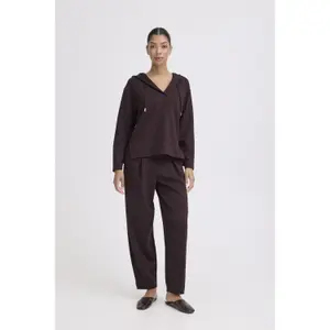 Women's V-neck hoodie b.young Pusti image-6