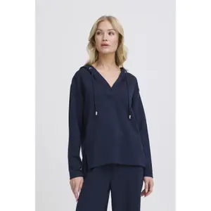 Women's V-neck hoodie b.young Pusti image-1