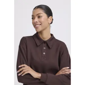 Women's polo-neck sweatshirt b.young Pusti image-6