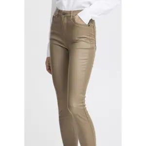 Kvinderne bukser i læderlook b.young Kiko image-5