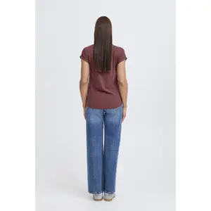 Damen T-Shirt aus Baumwolle und Viskose b.young Pamila image-5