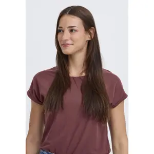 Damen T-Shirt aus Baumwolle und Viskose b.young Pamila image-6