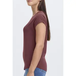 Damen T-Shirt aus Baumwolle und Viskose b.young Pamila image-3