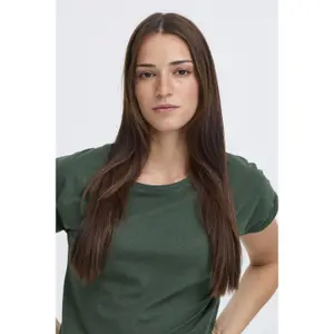Camiseta de algodão e viscose mulher b.young Pamila image-6