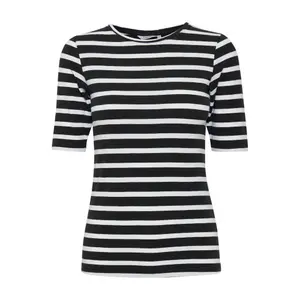 Camiseta listrada feminina b.young bypamila image-0