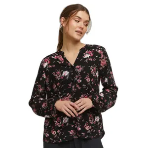 Camisa de pescoço em v das mulheres b.young Bymmjoella 2 image-2