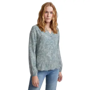 Camisa de pescoço em v das mulheres b.young Bymmjoella 2 image-1