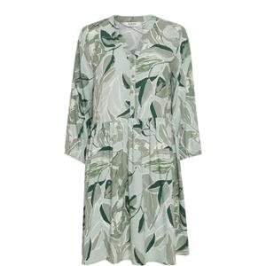 20811211-201073-robe-a-manches-longues-en-col-v-femme-b-young-bymmjoella-2-hedge-green-mix