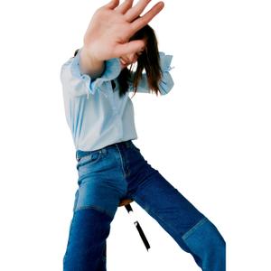 Pantalones vaqueros mujer bicolor b.young Kato Lema image-6