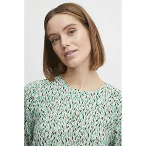 Bluse mit Rundhalsausschnitt Frau b.young Josa image-5