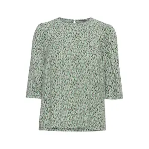 Bluse mit Rundhalsausschnitt Frau b.young Josa image-0