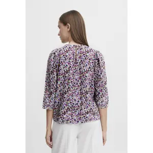 Bluse mit Rundhalsausschnitt Frau b.young Josa image-2