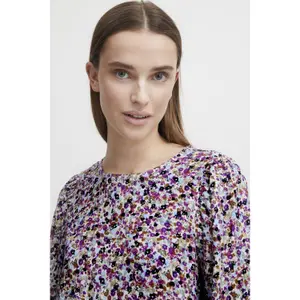 Bluse mit Rundhalsausschnitt Frau b.young Josa image-3