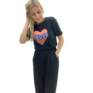 Women's T-shirt b.young Safa Amour image-0