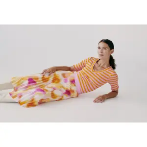 Pleated skirt for women b.young Elano AOP image-4