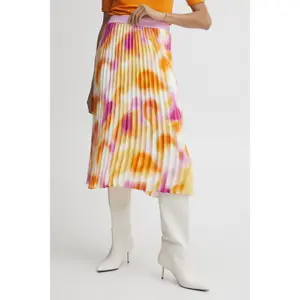 Pleated skirt for women b.young Elano AOP image-0