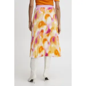 Pleated skirt for women b.young Elano AOP image-3