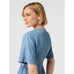 Women's v-neck denim dress b.young Lana image-4