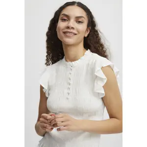 Bluse mit V-Ausschnitt Damen b.young Felice image-5