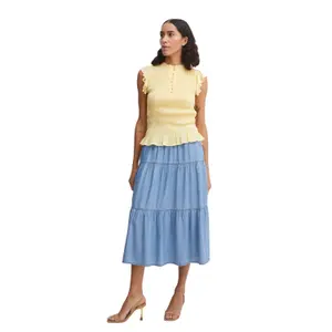 Bluse mit V-Ausschnitt Damen b.young Felice image-0