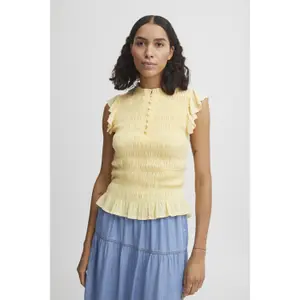 Bluse mit V-Ausschnitt Damen b.young Felice image-1