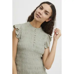 Bluse mit V-Ausschnitt Damen b.young Felice image-6