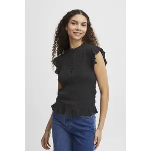 Bluse mit V-Ausschnitt Damen b.young Felice image-2