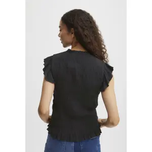 Bluse mit V-Ausschnitt Damen b.young Felice image-5