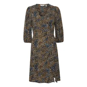 Vestido curto para mulher com gola redonda b.young Josa image-0