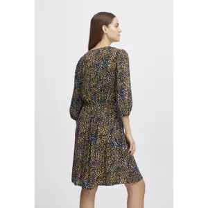 Vestido curto para mulher com gola redonda b.young Josa image-4