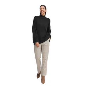 Jersey suelto de cuello alto para mujer b.young Mpimba1 image-2
