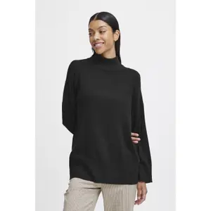 Jersey suelto de cuello alto para mujer b.young Mpimba1 image-0