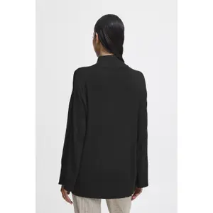 Jersey suelto de cuello alto para mujer b.young Mpimba1 image-1