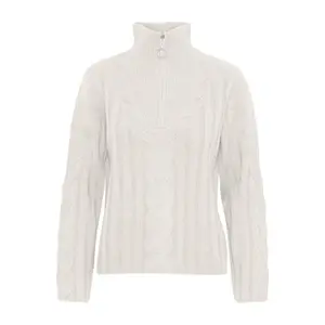 Trui met halve rits voor dames b.young Otinka image-0