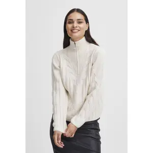 Trui met halve rits voor dames b.young Otinka image-4