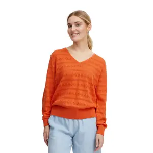 Jumper med v-ringning för kvinnor b.young Olivette image-0