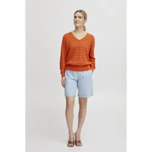 Jumper med v-ringning för kvinnor b.young Olivette image-1