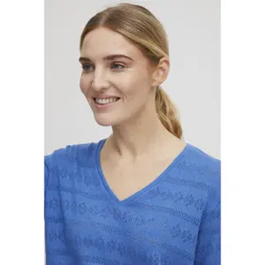 Jumper med v-ringning för kvinnor b.young Olivette image-3