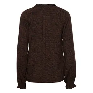 Blusa de cuello redondo de mujer b.young Josa Frill image-3
