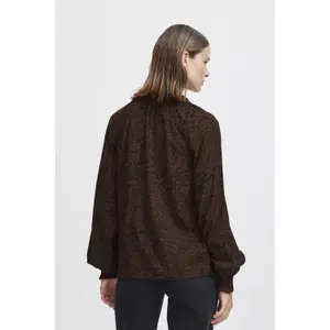 Blusa de cuello redondo de mujer b.young Josa Frill image-4