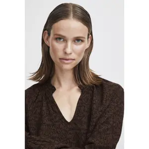 Blusa de cuello redondo de mujer b.young Josa Frill image-5