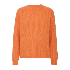 Damski sweter z okrągłym dekoltem b.young Onema image-0