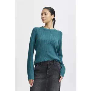 Damski sweter z okrągłym dekoltem b.young Onema image-2