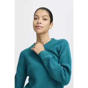 Damski sweter z okrągłym dekoltem b.young Onema image-5